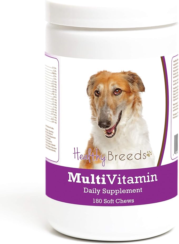 Healthy Breeds Borzois Multivitamin Soft Chew for Dogs 180 Count