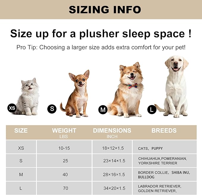 Dog Crate Pad, Ultra Soft & Anti-Slip Kennel Mat, Secure Fit for Metal Crates & Dog Cages, Washable Cozy Bed for Small Medium Large Dogs (Light Brown, L(34"*20"*1.5"))