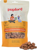 Pupford Crunchies, All-Natural, Healthy, Freeze Dried Treat for Dogs & Puppies (Chicken & Sweet Potato, 8 oz)