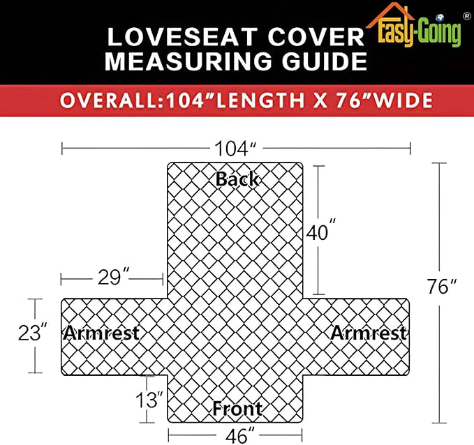 Easy-Going Reversible Loveseat Couch Cover for 2 Cushion Couch Sofa Cover for Dogs Water Resistant Furniture Protector with Foam Sticks Elastic Straps for Pet (Loveseat, Ivory/Ivory)
