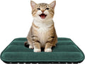 Dog Crate Pad, Ultra Soft & Anti-Slip Kennel Mat, Secure Fit for Metal Crates & Dog Cages, Washable Cozy Bed for Small Medium Large Dogs (Green, XS(18"*12"*1.5"))