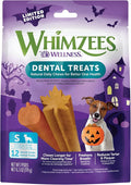 Wellness WHIMZEES Fall Dog Dental Treats, Autumn Natural Chews for Dogs, Small Size Stick, (12 Count)