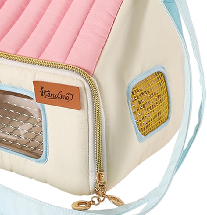 Genérico Portable Bird Carrier with Stainless Tray | Warm and Breathable Pet Travel Cage for Birds, Pigeons and Small Animals, Ideal for Home, Office, Travel