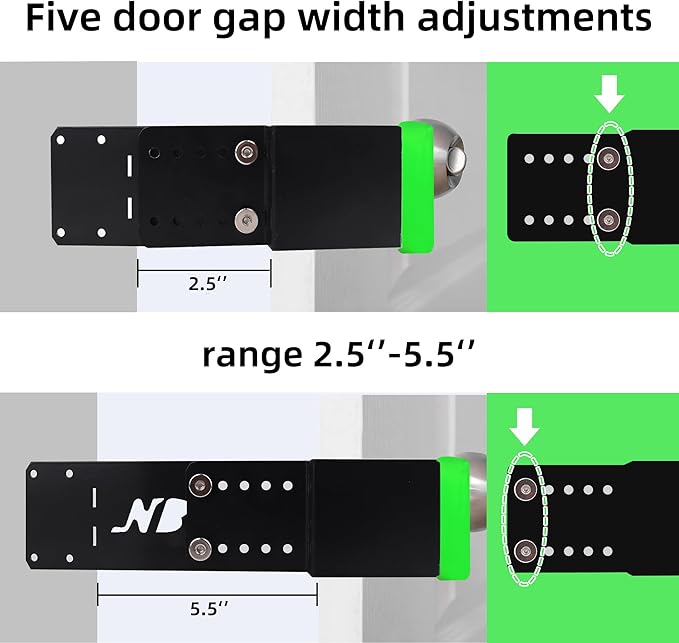 Neobay Steel Cat Door Latch, Door Prop for Cats Keep Dogs Out of Cat Feeding Station & Litter Box, Cat Door Stopper with Silicone Anti-Collision Pad, Alternative to Interior Pet Door,Steel Black