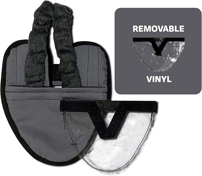 Hen Holster Starter Kit - Wrap-Around Duck Diaper w/Removable Liner & Fixed Tab - Durable, Secure Fit, Easy-to-Wear - Essential Duck Supplies for Real Ducks, Made in USA - Gray, XS
