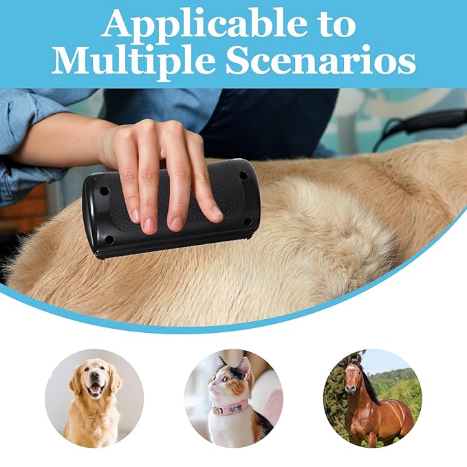 Grooming Deshedding Brush Pet Supplies Dog Deshedding Brush Pet Hair Removal Tool Ergonomic Design Also Fit Cats, Rabbits Matted or Loose Hair Groomer