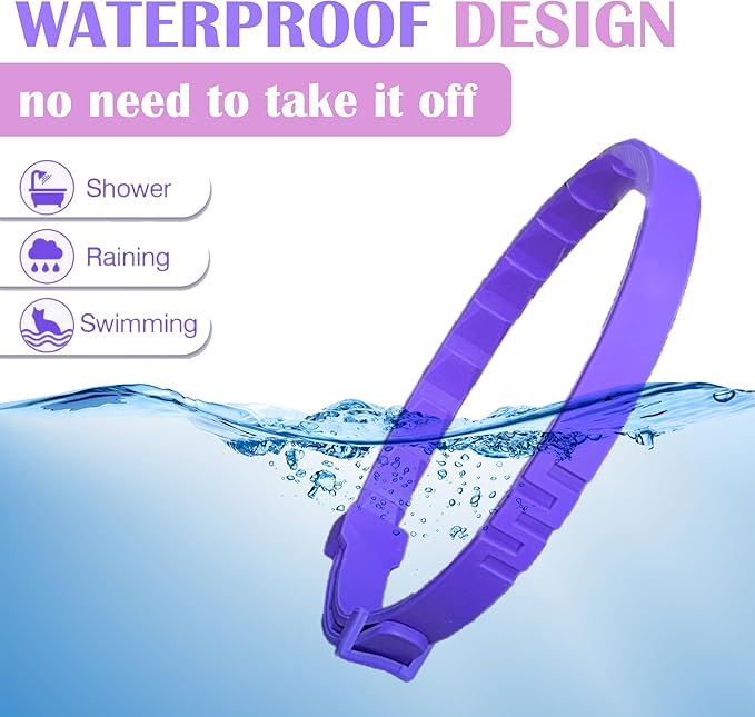 4 Pack Calming Collar for Cats - Long-Lasting Anxiety & Stress Relief, Adjustable Pheromones Collar for Cats, Natural Soothing 60 Days of Continuous Calming Effect