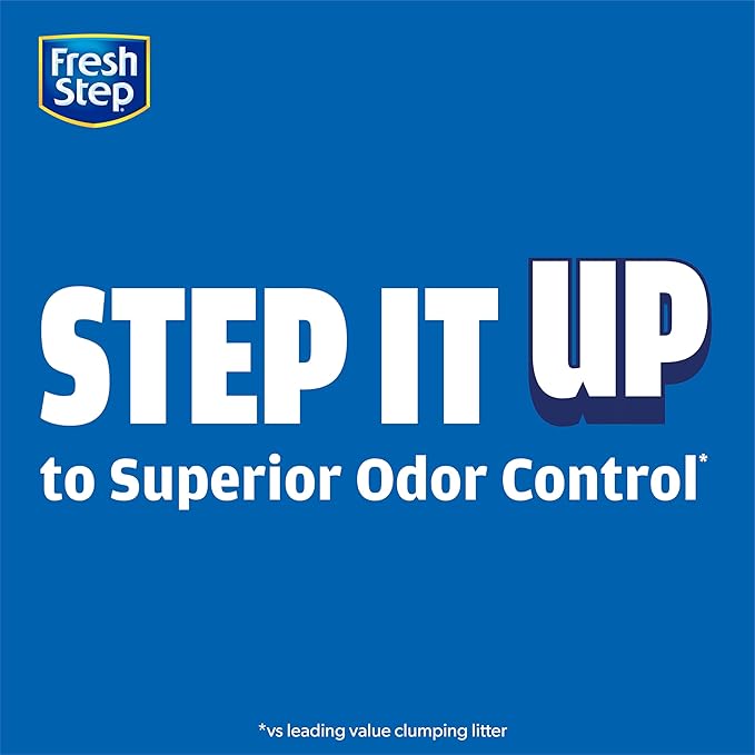 Fresh Step Simply Unscented Clumping Litter,Fresh Step Unscented Cat Litter with Activated Charcoal Technology,14 lb. Box,(Pack of 3)