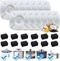 12Pcs Cat Fountain Replacement Filters,12Pack Cat Water Fountain Replacement Filters with 12Pack Pre-Filter Sponges, Pet Fountain Filter Fit for 95oz/2.8L Automatic Pet Fountain Cat Water Fountain