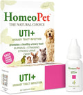 HomeoPet UTI+ Urinary Tract Relief, Safe and Natural Dog and Cat UTI Supplement, 15 Milliliters