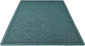 WePet Cat Litter Box Mat, Kitty Premium PVC Pad, Durable Trapping Rug, Phthalate Free, Urine-Resistant, Scatter Control, XXL 47 x 36 Inch, Celadon Green