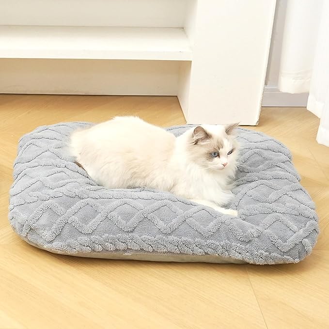Self Warming Cat Bed Self Heating Cat Dog Mat 27"*21.6'' Warm Pet Bed Indoor Outdoor Washable Kitten Pad for Puppy Kitten with Removable Cover