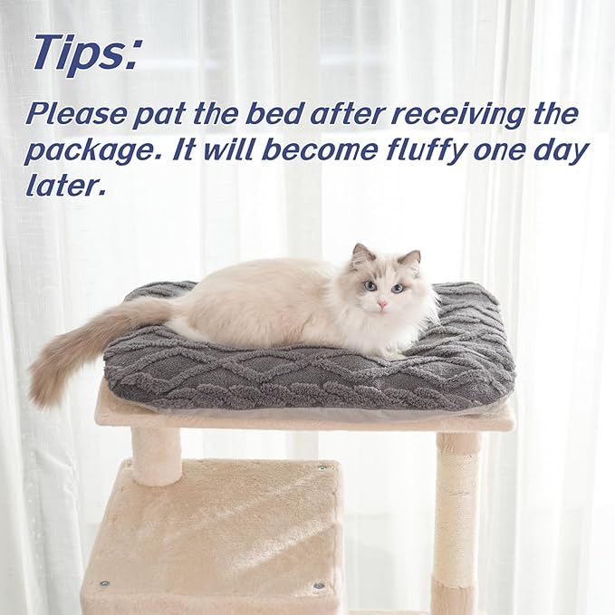 Self Warming Cat Bed Self Heating Cat Dog Mat 17.3'''x13.3'' Warm Pet Bed Indoor Outdoor Washable Kitten Pad for Puppy Kitten with Removable Cover