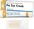 Pet Eye Care Kit for Dogs, Cats,Small Pets — Gentle Eye Area Moisturizing Cream + Cotton Swabs, 0.71 oz / 20 gr 1 Tube