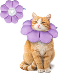 ANWA Cat Cone Collar Soft, Waterproof Cat Recovery Collar, Adjustable Soft Cone for Cats After Surgery