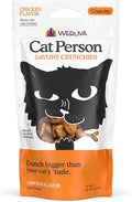 Cat Person, Chicken Savory Crunchies Cat Treats, 2oz Bag