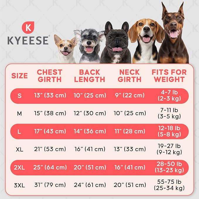 KYEESE 2Pack Waffle Dog Shirts for Large Dogs Stretchy T-Shirts Lightweight Tank Top Sleeveless Striped Shirt Vest Soft Breathable Pet Apparel, XXX-Large, Blue+Striped