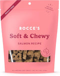 Bocce's Bakery Oven Baked Salmon Recipe Treats for Dogs, Wheat-Free Everyday Dog Treats, Made with Real Ingredients, Baked in The USA, Natural Soft & Chewy Cookies, Salmon, 6 oz