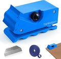 Cardboard Cutter for Cat Scratchers,Includes 10 Blades,3m nylon reusable strap,Non 3D Printed,DIY Cat Scratchers Cardboard Strip Tool,,Cardboard Cutting Machine for Cat Lovers (Blue, Non-3D Printed)