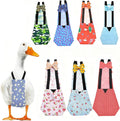 QBLEEV Duck Diapers for Pet Ducks & Chickens, Reusable Chicken Diaper for Indoor Poultry, Waterproof Breathable Baby Duckling Diaper with Elastic Straps, for Ducks Chicks Hens Roosters