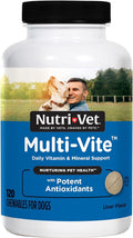 Nutri-Vet Multi-Vite Chewables for Adult Dogs, Dog Vitamins, Pet Essentials, Potent Antioxidants, Strong Bones, Supports a Balanced Diet, Pet Supplements, 120 Count