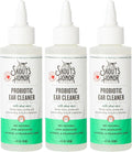 SKOUT'S HONOR Cat Ear Cleaner Solution with Aloe Vera - Alcohol-Free, Fragrance-Free, Non-Medicated Ear Wash for Cats, 4 oz., 3-Pack