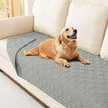 hyha Waterproof Dog Bed Blanket, Soft Pet Blankets, Waterproof Couch Cover for Dogs, Reversible Sofa Covers Washable for Furniture (30x70 Inch, Grey/Grey)
