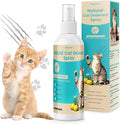 Natural Cat Deterrent Spray Indoor, Cat Repellent Spray for furniture, Safely Cat pee stopper, Anti Furniture Scratching, Stops Urine Marking, Kitten Training Spray for Sofa, Rugs, Chairs, 150ml
