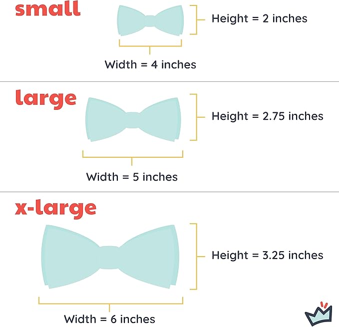 Huxley & Kent Pet Bow Tie for Dogs & Cats - Spring Theme Adjustable Hook & Loop Collar Accessory - Cute & Comfortable for Holidays & Celebrations - Flower Child, Large