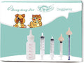 Doggiema Feeding Nipple and Syringes,Puppy Kitten Nipple for Nursing, Newborn Baby Dog Cat Rabbit Feeding Nipple with Nipples Feeder Kit (2)