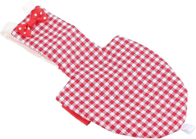 Bird Diaper Red Cotton Adjustable Parrots Pilot Suit for Macaw Budgies Safe Soft Comfortable for Parakeet 1x Bird Diaper (L Red Plaid)