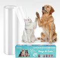 JKLMN Door Protector from Dog Scratching – No-Residue Pet Door Scratch Protector for Dogs & Cats, Transparent Dog Scratch Guard for Doors & Furniture, Scratch Guard for Doors
