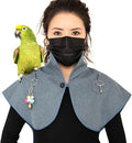 Parrot Anti-Scratch Bird Poop Shoulder Protector Birds Anklet Toys, Multi-Functional Bird Diaper Poop Cover Pad Flight Suits Pee Pads Diaper Poop Shawl for Medium Cockatiel Parakeet Macaw