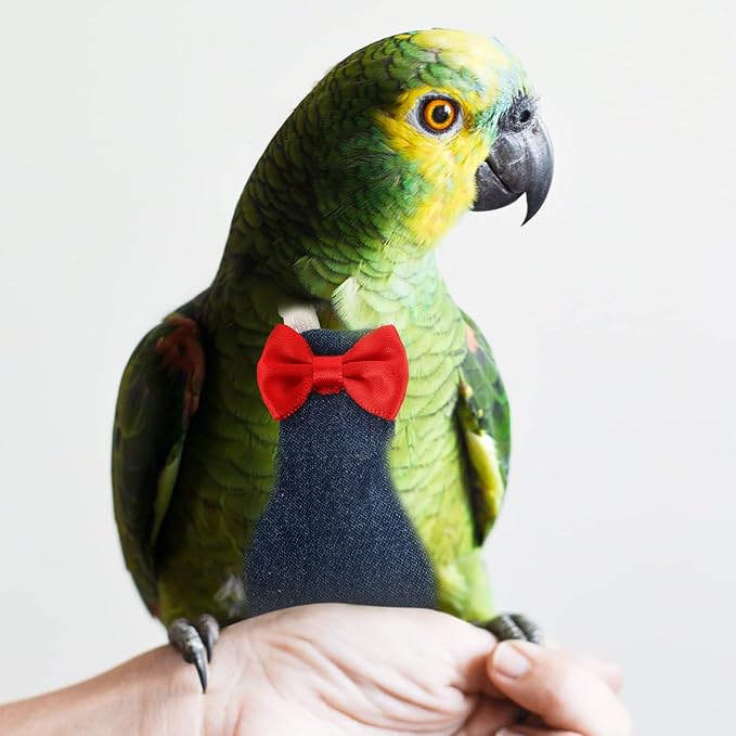 Ipetboom Bird Diapers for Parrots Pigeon Suit Diaper Adjustable Straps for Outdoor Walks