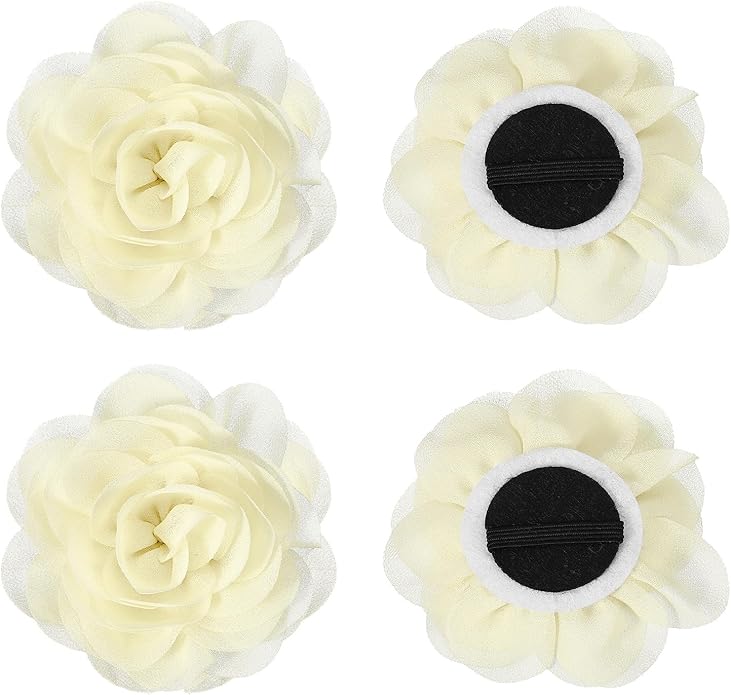 Dog Collar Flowers, Pet Flower Charms Soft Chiffon Cat Collar Bow Tie Floral Grooming Supplies, Intended for Dog