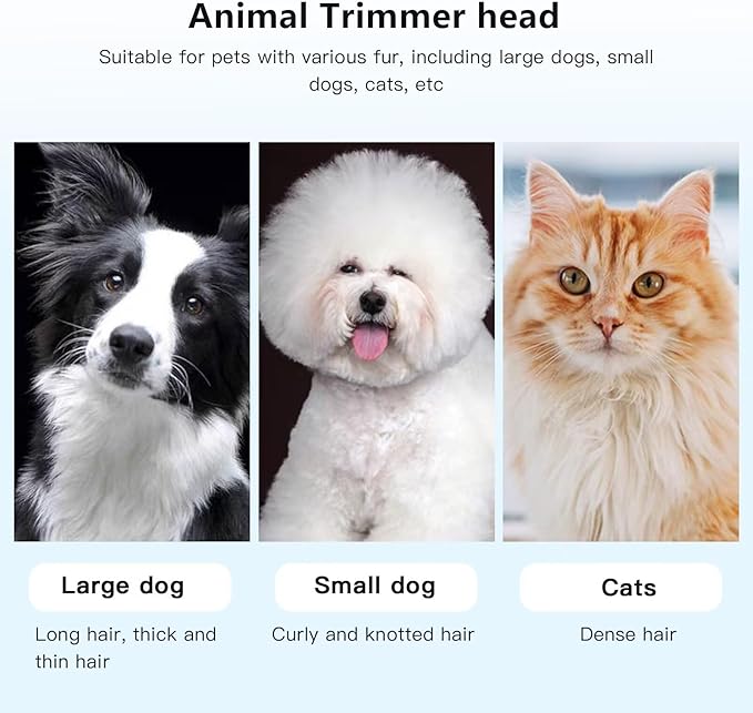 2-Pack Dog Grooming Replacement Blades for HOLDOG Dog Grooming Kit, Ceramic Edge for Smooth Cutting for HOLDOG Cat Clippers