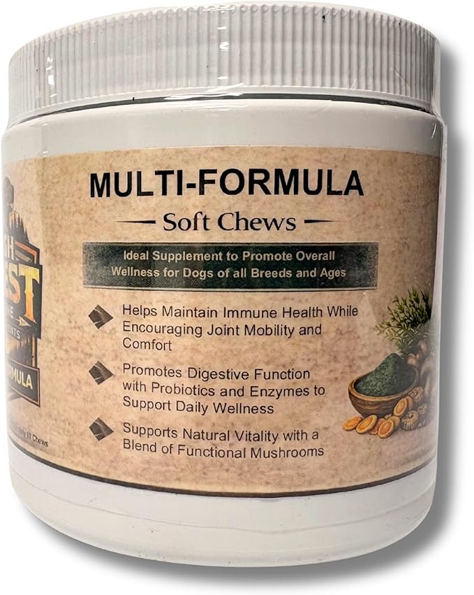 High Quest Dog Multivitamin Soft Chews – Daily Vitamins, Probiotics, Omega 3, Immune Support