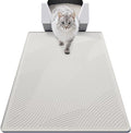 Cat Litter Box Mat - XL Extra Large Size 40 x 30 in, Water Proof, Kitty Litter Trapping Mat, Easy to Clean, Scatter Control, Odorless, Pet Supplies for Indoor Cats, Beige Gray