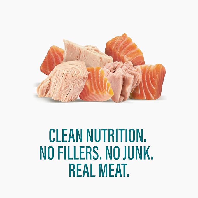 Chewer's Joy Wet Cat Food Variety Pack – 3 Flavors: Tuna & Salmon, Tuna & Chicken, Tuna & Turkey – Natural Pâté – High Protein – Grain Free – Complete & Balanced Nutrition – 24 Cans (3 oz)