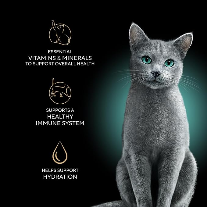 Sheba Perfect Portions Wet Cat Food Cuts in Gravy, Cat Food Wet Recipe, with Sustainable Tuna, Roasted Chicken Entree, 2.6 oz. Twin-Pack Trays (6 Count, 12 Servings) (Pack of 2)