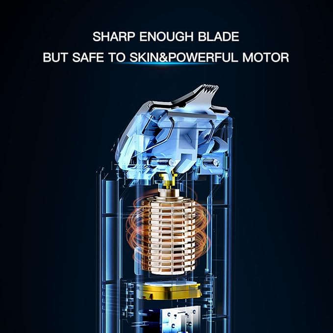 2-in-1 Professional Dog Grooming Kit - Low Noise, Waterproof, USB Rechargeable, and Safe Ceramic Blade - Gift for Dogs and Cats (White)