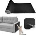 Eunice Cat Scratching Mat, Self-Adhesive Cat Scratch Carpet, Trimmable Replacement Carpet Pad for Tree Wall Cat Scratching Post DIY Couch Protector (Black, 78.7"x15.8")