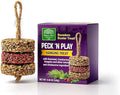 Small Pet Select - Peck 'N Play Hanging Treat, All-Natural Nutritious Enrichment Treats for Chickens