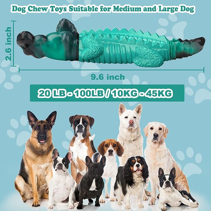 Dog Toys for Aggresive Chewers：Tough Dog Toys for Large Dogs - Indestructible Dog Toy- Heavy Duty Dog Toys for Small/Medium/Large Dogs Breed to Keep Them Busy