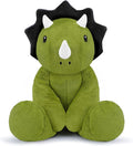 BRICHOEE Weighted Stuffed Animals, 5lbs Triceratops Plush Sensory Weighted Dinosaur Stuffed Animals, Cute Dino Plush Toy Calming Plushie Pillow Birthday Gifts for Adults Baby Kids Boys Girls