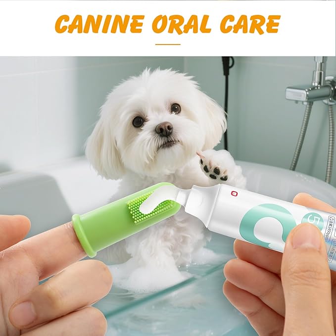 6PCS Dog Bath Brush Set, Dogs Scrubber for Short and Long Haired Dogs, Dog Shampoo Brush for Shedding, Bathing, Massaging and Grooming