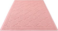 WePet Cat Litter Box Mat, Kitty Premium PVC Pad, Durable Trapping Rug, Phthalate Free, Urine-Resistant, Scatter Control, XXL 47 x 36 Inch, Baby Pink