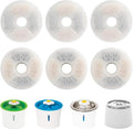 6 Pack Cat Water Fountain Filters for Catit, Triple Action Replacement Filters for Catit Flower Fountain and Catit Stainless Steel Fountain