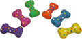 Multipet Polka Dot Latex Plush Filled 4-Inch Dog Toy
