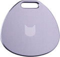Engraved Pet ID Tag - Personalized Name Tag Engraved Cat Collar Charms, Aluminum Alloy Custom Cat Name Tag for Kitten Small Large Cats (Pocket-Monet Purple)